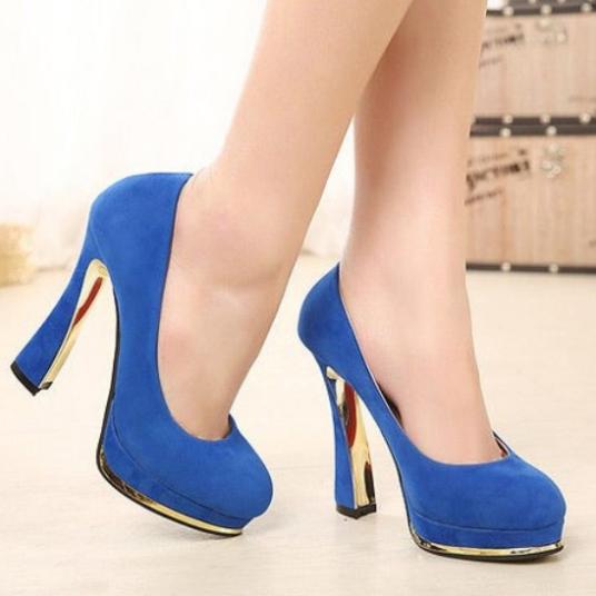 2014 Spring Summer brand New arrive pumps women s Sexy high heeled shoes Sweet princess chunky