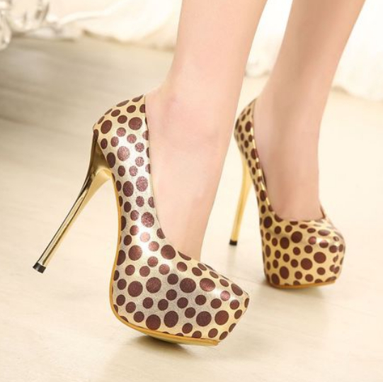 2014 Spring Summer brand New arrive pumps women s Sexy high heeled shoes leopard print thin