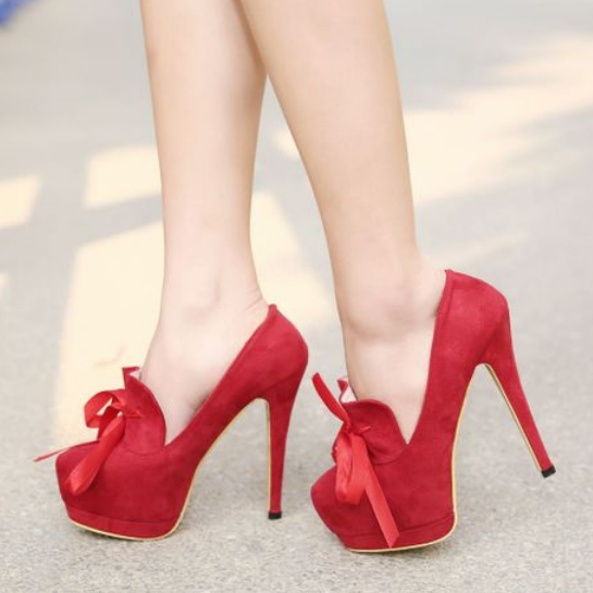 2014 Spring Summer brand New arrive pumps women s Sexy high heeled ribbon flower thin heel