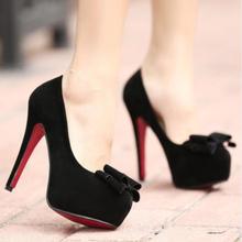 2014 Spring Summer brand New arrive pumps women’s Sexy high-heeled shoes charms bowknot thin heel high-heeled sandal TH170