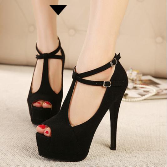 2014 Spring Summer brand New arrive pumps women s Sexy high heeled fish mouth thin heel