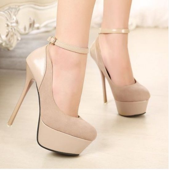 2014 Spring Summer brand New arrive pumps women s Sexy high heeled shoes charms belt thin