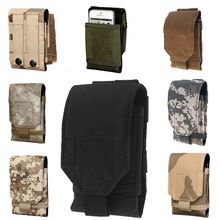 2014 NEW Mobile Phone Bag Outdoor MOLLE Army Camo Camouflage Bag Hook Loop Belt Pouch Holster Cover Case For Multi Phone Model