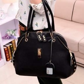 Casual rivet leather messenger bag 2014 New fashion women s handbag shoulder bags lady totes wholesale