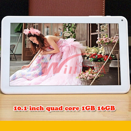 Free shipping 10 1 inch quad core 1G 16G allwinner a31 android 4 2 dual camera