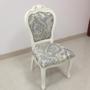Blue Fabric Dining Chairs