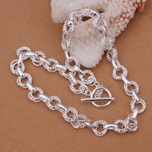 Free Shipping Wholesale Fashion Necklace ,925 Sterling silver Necklace . Nice Jewelry. Good Quality  YN338