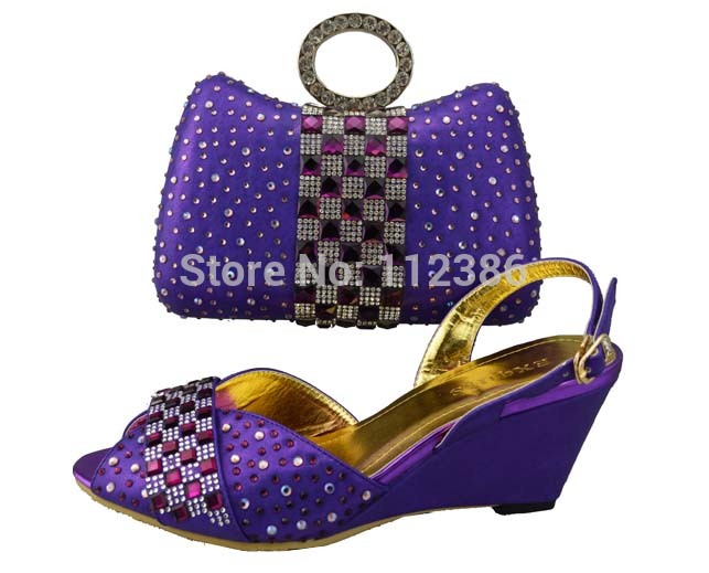 Wholesale fashion shoe and matching bag with free shipping by DHL