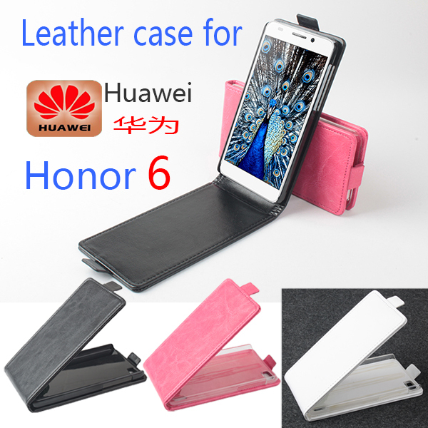 Protective Magnetic Closure PU Leather Flip Cover Case for HUAWEI Honor 6 Smartphone Huawei Leather Case
