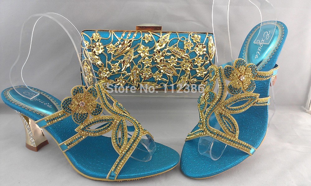 2014 hot sale shoe and matching bag with free shipping by DHL with wholesale price in