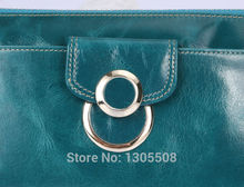 Free Shipping 2014 new first layer oil wax leather messenger bag leather handbag chain clutch bags