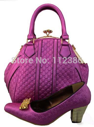 Free shipping Italian latest fashion shoes and matching bags for women