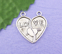 180 Pcs Free Shipping Wholesale Hot New DIY Cupid LO VE Charms Pendants Fashion Jewelry Making