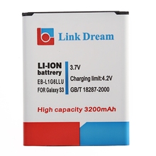 EB-L1G6LLU Link Dream High Quality 3200mAh Replacement Lithium-ion Mobile Phone Battery for Samsung Galaxy S3 III / i9300