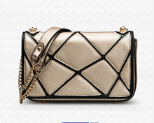 New 2014 Fashion brand women messenger bags chains one-shoulder bag luxurious golden handbag