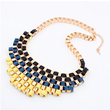 2014 High Quality Women Luxury Costume Fashion Chunky Necklaces Pendants Chokers Punk Gorgeous Statement Jewelry N615