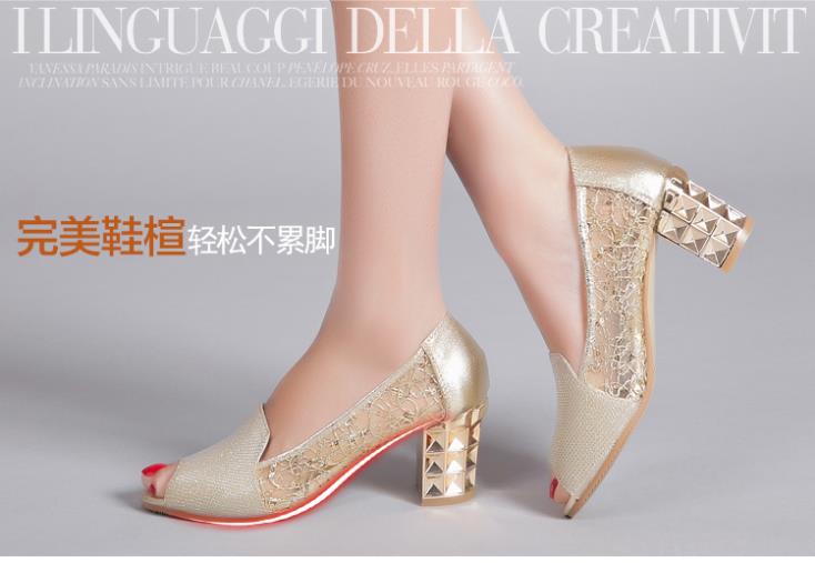 CRAZY new summer 100 leather fish mouth sandals of fish mouth crude sandals sandals Luxurious exquisite