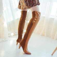winter fashion sexy thin high heeled women s slim woman thigh boots over the knee boots