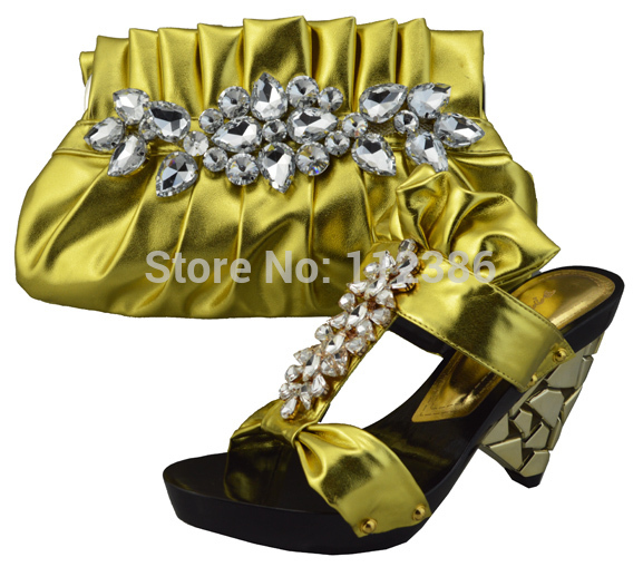 Special design shoe and bag matching set with wholesale price Fashion shoe and bag to match
