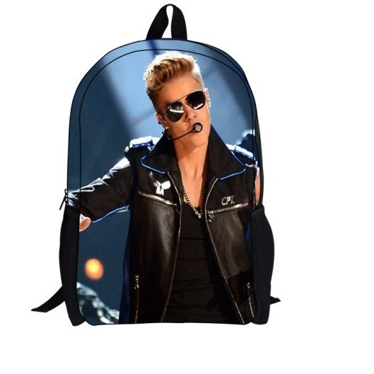 nouvelle mode justin bieber 3d l'impression à dos sac casual sacs d ... nouvelle mode justin bieber 3d l'impression à dos sac casual sacs d ...