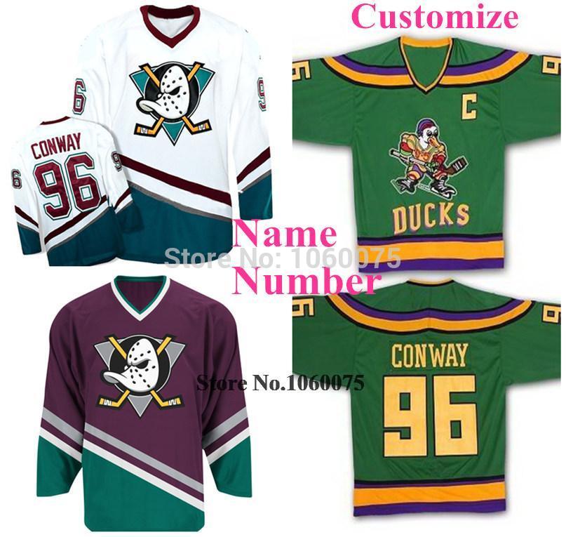 custom mighty ducks movie jersey