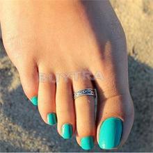 New Stylish Trendy Women Toe Rings,Antique Silver Beach Open Toe Rings Women,Brand New Foot Fashion Jewelry for Women