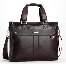 new 2014 Business men’s bags men messenger bags men’s travel bags men’s leather briefcase carteira masculina black and brown