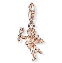 Cupid Charm with lobster clasp fit thomas DIY Style handmade silver necklaces & Bracelets jewelry 0991-415-12