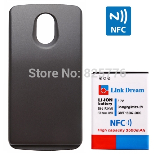 Link Dream High Quality 3500mAh Mobile Phone Battery with NFC Cover Back Door for Samsung Galaxy