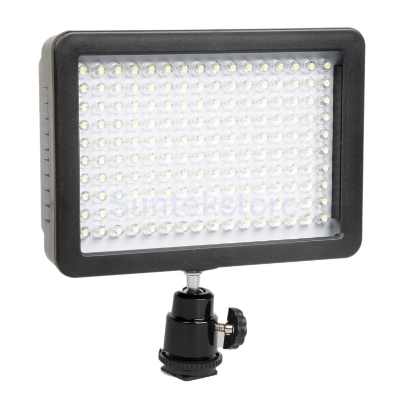 12 5W 160 LED Photo Video Camera Flash Strobe Light Lamp w Soft Box for CANON