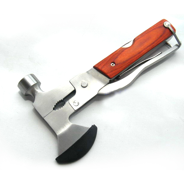 W0029 High quality Multi functional Folding Axe Hammer Camping Axe Rescue knife Military Hunting Knife rescue