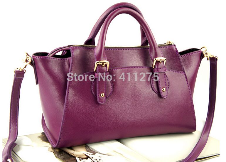 retail new women handbag bags lady genuine leather handbags woman messenger bag totes shoulder ladies smiling