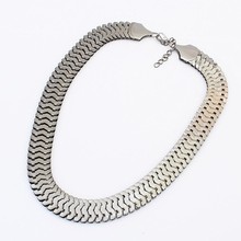 48CM 2 colors 18K Gold Filled chain Necklace Herringbone Snake Chain Mens Chain Womens Necklace Wholesale