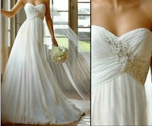 2014 New white/ivory wedding dress custom size 2-4-6-8-10-12-14-16-18-20-22