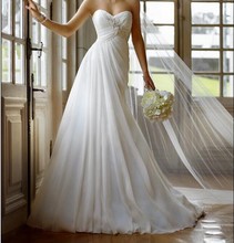 2014 New white ivory wedding dress custom size 2 4 6 8 10 12 14 16