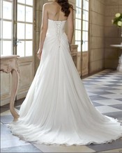 2014 New white ivory wedding dress custom size 2 4 6 8 10 12 14 16