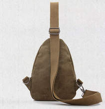 Men and women canvas chest bag classical style casual popular fashion messenger bag