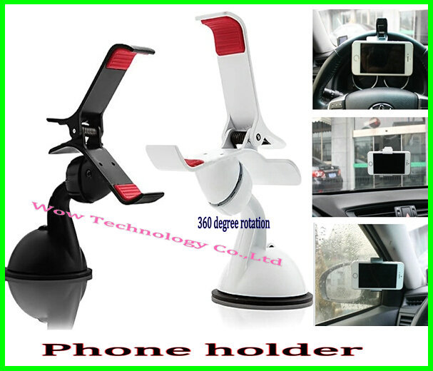 free shipping hot Universal Car Windshield Mount Holder Bracket for Mobile Phone MP4 for iPhone5 4S