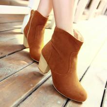Large size34 45 women ankle boots women fashion short boots autumn footwear high heel shoes sexy