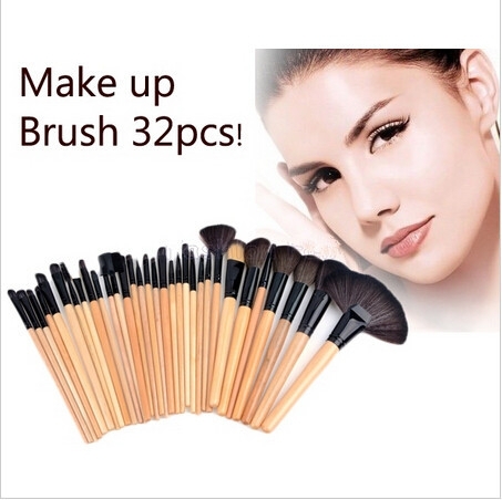 hair up Brush Make set 32pcs make brush with Case makeup Set set kit Brand brushes brush natural piece  Up 32