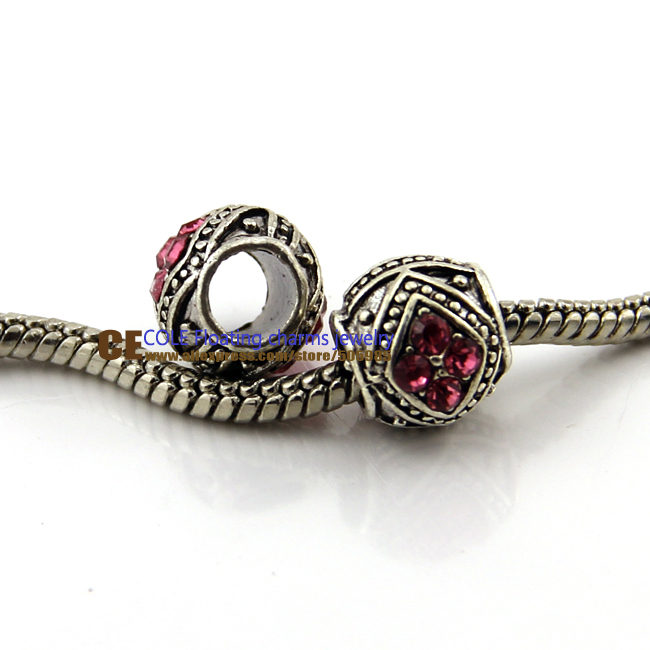 chunky beads 925 silver tibetan silver Murano Glass Beads Europe Fits pandora Bracelets Charm necklaces pendants