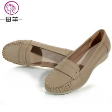 5 colors 2014 new fashion loafers women genuine leather flat shoes women s casual work nurse