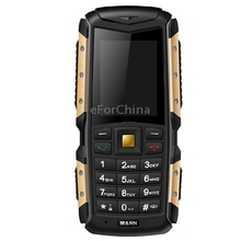 MANN ZUG S Yellow, 2.0 inch Waterproof, Dustproof/Shockproof Phone, MTK6260A, Dual SIM, GSM Network, Waterproof Grade: IP67