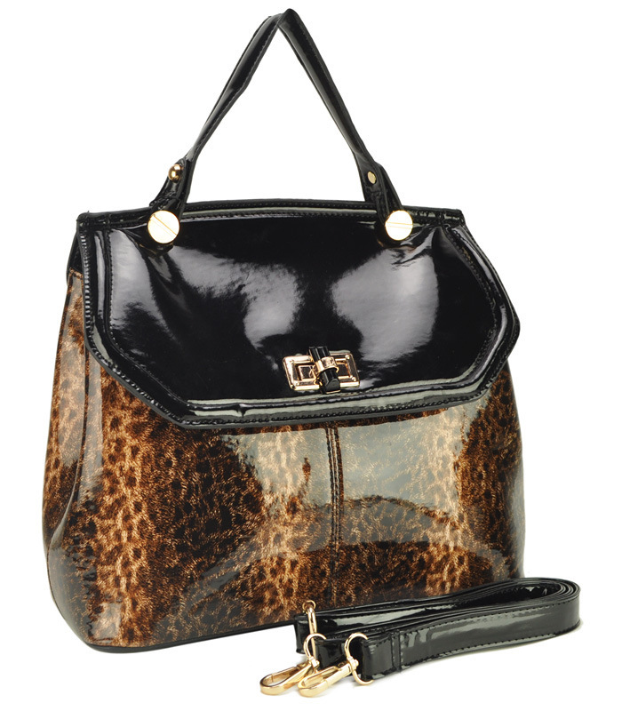 Cherbaby new arrival hot sale women handbags designers brand Leopard bag patent leather handbag