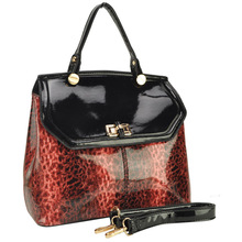 Cherbaby new arrival hot sale women handbags designers brand Leopard bag patent leather handbag