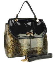 Cherbaby new arrival hot sale women handbags designers brand Leopard bag patent leather handbag