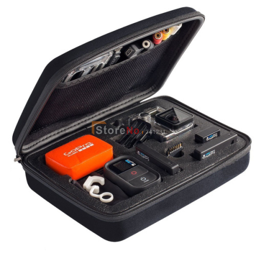 3PCS Large Black Gopro case Protective Case Bag For GoPro Hero 3 2 1 and GoPro