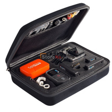 3PCS Large Black Gopro case Protective Case Bag For GoPro Hero 3 2 1 and GoPro Accessories Parts