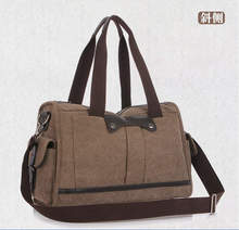 casual canvas men and women fashion messenger bags traveling bags korea edition canvas handbags