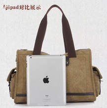 casual canvas men and women fashion messenger bags traveling bags korea edition canvas handbags